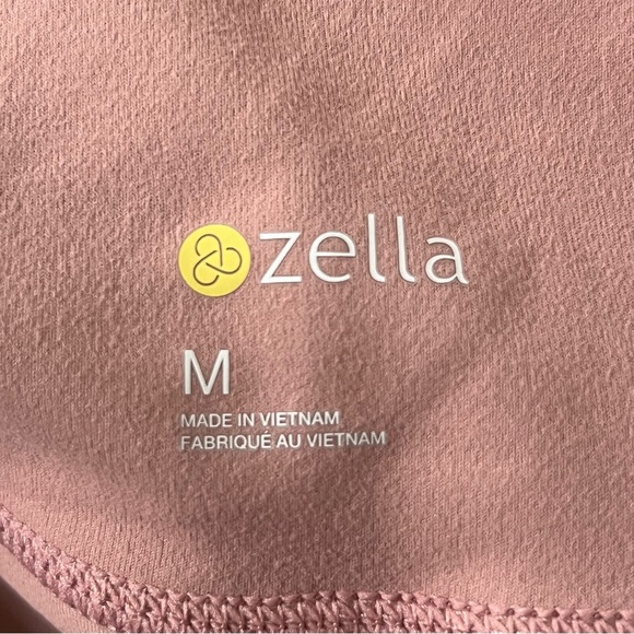 Zella High Waist Dusty Rose Pink Leggings Comfortable Stylish Size M - Picture 7 of 9